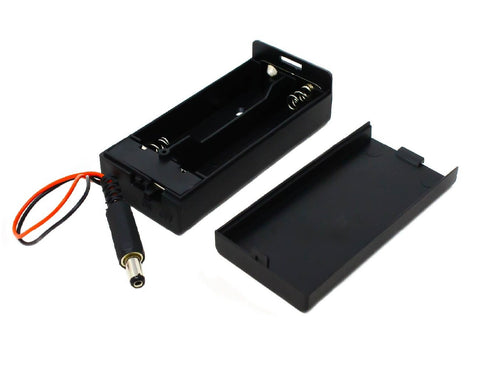 2x18650 Battery Box with Switch and DC Jack 2x18650 Battery Box with Switch and DC Jack