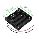 Voltaat PWR_Lithium_Batt_BMS 4x18650 Battery Holder – Quad Slot Battery Case