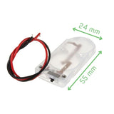 Voltaat PWR_Lithium_Batt_BMS 6V Coin Cell Battery Enclosure – Dual CR2032 Battery Holder with Leads