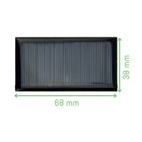 Voltaat PWR_Solar_Panels 5V 30mA Solar Panel 68 × 38mm