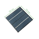 Voltaat PWR_Solar_Panels 9V 220mA Solar Panel 115 × 115mm