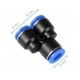 Voltaat PY-6 Pneumatic Y Connector – 6mm Push-to-Connect Splitter
