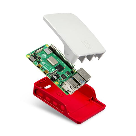 Raspberry Pi 4 Case (Red/White) Raspberry Pi 4 Case (Red/White)