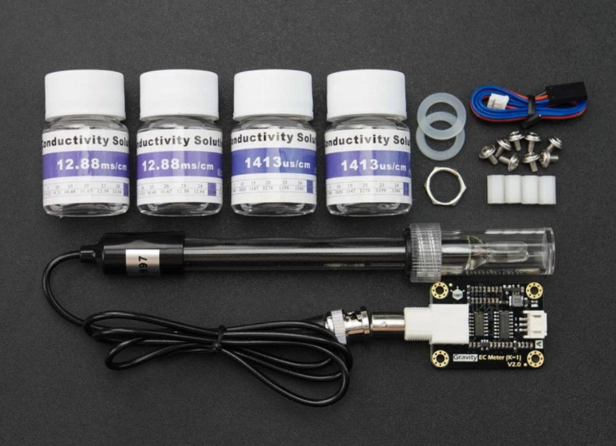 DFRobot Gravity Analog Electrical Conductivity Sensor – K10 Probe – Voltaat