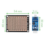 Voltaat SENS_Gas_Water Raindrops Detection Sensor Module – Analog and Digital Output