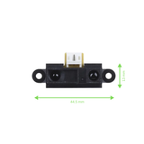 Voltaat SENS_Motion_Distance Sharp GP2Y0A21YK0F Analog Distance Sensor 10–80 cm