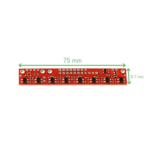 Pololu QTR-8RC Reflectance Sensor Array – 8-Channel Digital Output Pololu QTR-8RC Reflectance Sensor Array – 8-Channel Digital Output