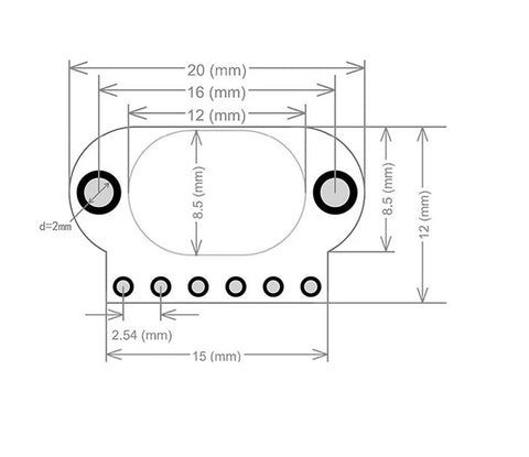 TOF400C-VL53L1X Time-of-Flight Distance Sensor Module TOF400C-VL53L1X Time-of-Flight Distance Sensor Module