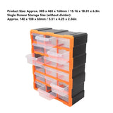 Voltaat TOOLS_Hand_Tools Wall Mount Cabinet Organizer (18 drawers)
