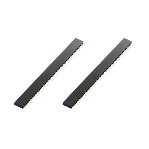 Voltaat TOOLS_Soldering_Parts 40 Pin Female Header Strip – 2.54 mm Single Row (2 pack)