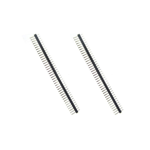 Voltaat TOOLS_Soldering_Parts 40 Pin Straight Male Headers – 2.54 mm Pitch (2 Pack)
