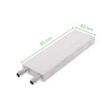 Voltaat TOOLS_Thermoelectric Aluminum Water Cooling Block – 40 × 80 mm CPU Cooling Plate