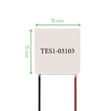 Voltaat TOOLS_Thermoelectric TES1-03103 Thermoelectric Cooler Module – 3V 3A Peltier Plate