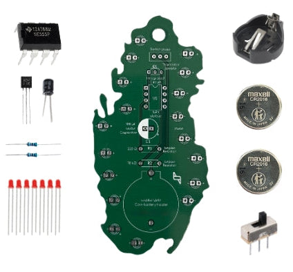 Qatar Map Soldering Practice Board – LED DIY Learning Kit Qatar Map Soldering Practice Board – LED DIY Learning Kit
