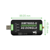 Voltaat Waveshare SIM7600E-H 4G LTE USB Dongle – Industrial Cellular Modem