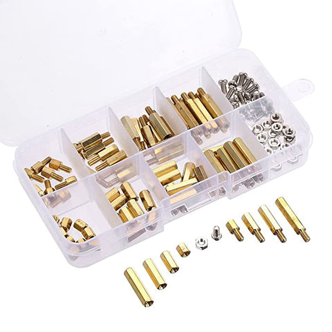 120pcs M3 Brass Spacer Kit 120pcs M3 Brass Spacer Kit