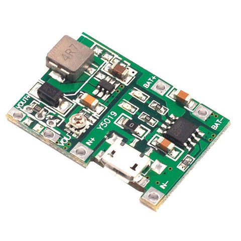 1S 18650 BMS with Adjustable Step Up Converter 1S 18650 BMS with Adjustable Step Up Converter