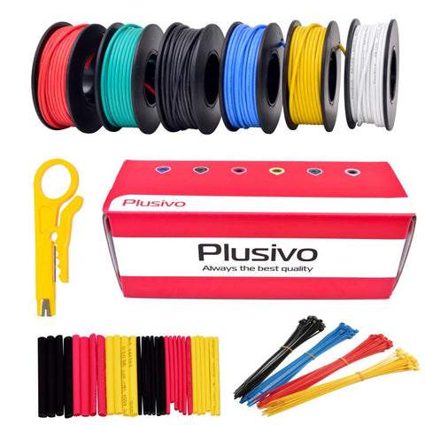 22AWG Hook Up Wire Kit (multi-core) - 6 rolls 22AWG Hook Up Wire Kit (multi-core) - 6 rolls