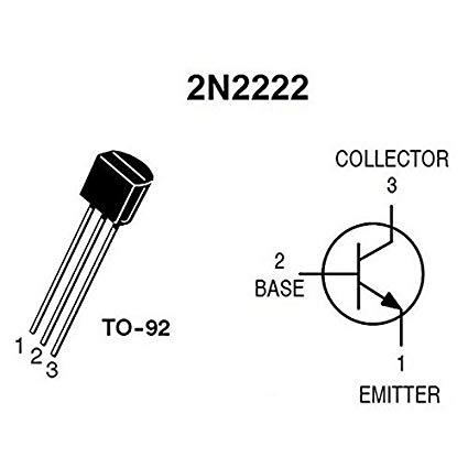 2N2222 NPN Transistor – 3 Pieces 2N2222 NPN Transistor – 3 Pieces