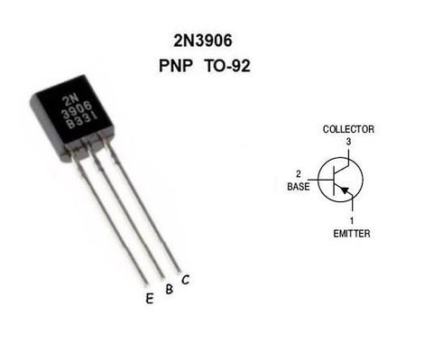 2N3906 PNP Transistor – 3 Pieces 2N3906 PNP Transistor – 3 Pieces