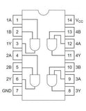 Voltaat 3-Input AND Gate (7411) -  3 embedded gate