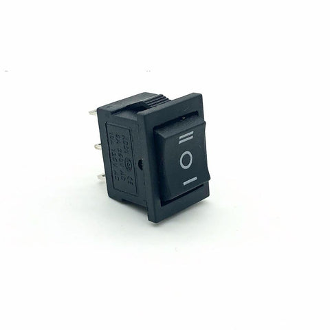 Voltaat 3 position rocker switch (6 pins) - Black