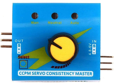 Servo-Tester Für RC-Modelle – 4,8–6 V, 3 Modi (manuell/auto/neutral), Prüft Servos & ESC, Einfach Plug & Play