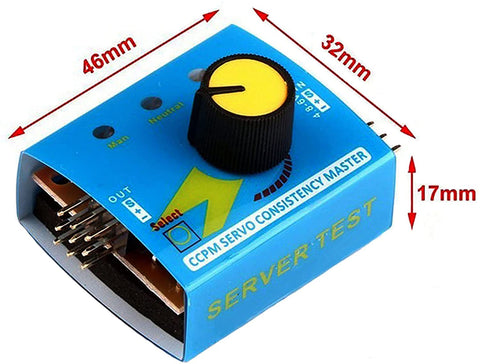 4.8-6V Servo Motor Tester /ESC Consistency Tester with Indicator