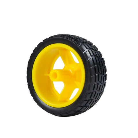 Voltaat 65mm Rubber Wheels for TT Motor Pair