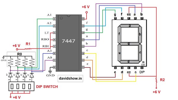 7-Segment Decoder/Driver (7447) – Voltaat