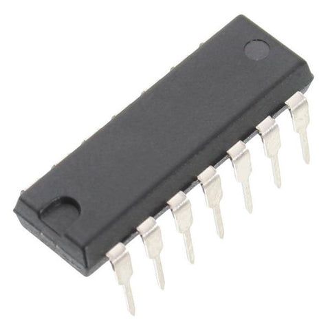 Voltaat 74LS173 (4-bit D-type register)