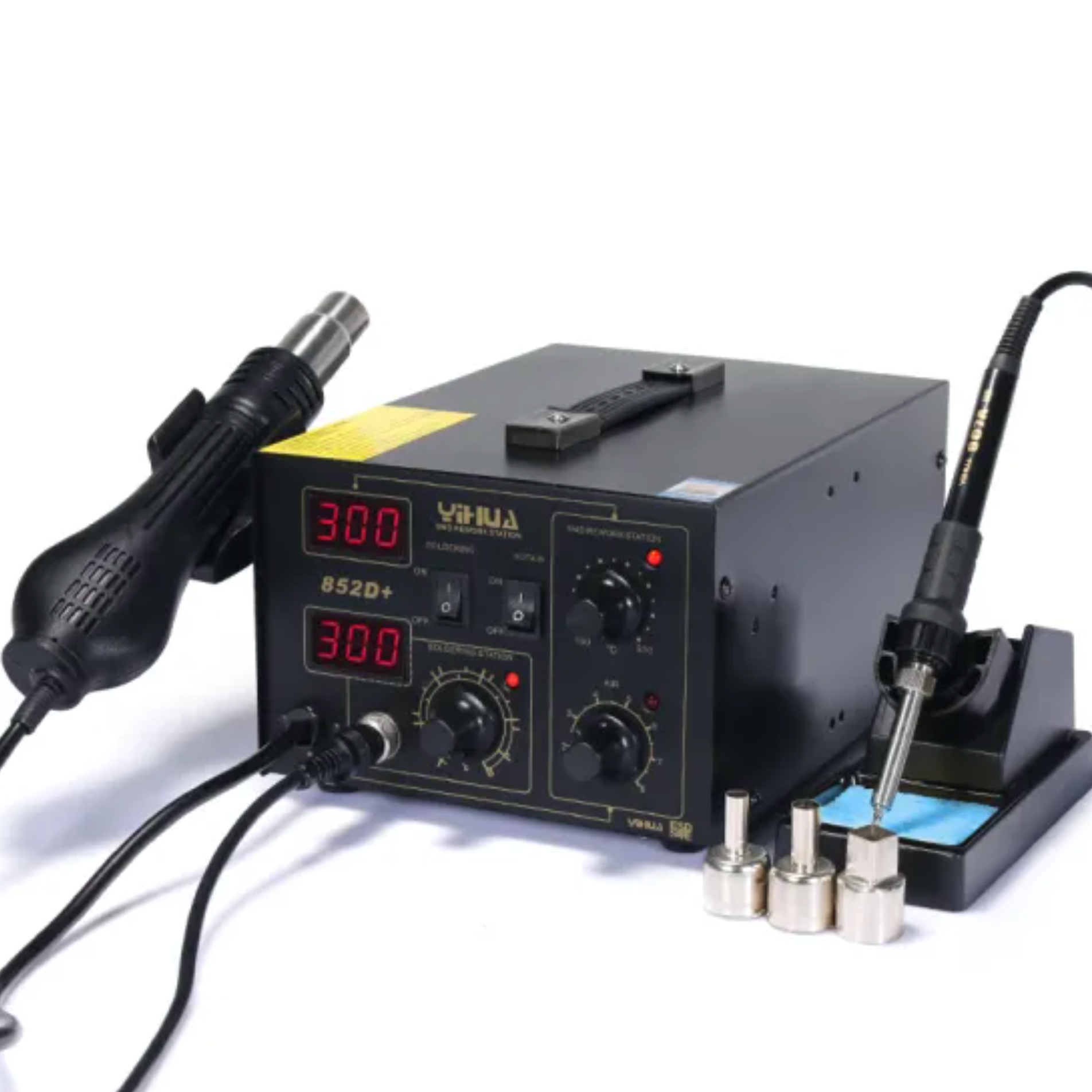 Air Rework and Soldering Iron Station YIHUA 852D Voltaat
