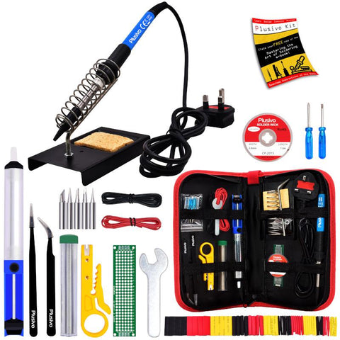 Starter Soldering Kit – 60W Complete Electronics Tool Set Starter Soldering Kit – 60W Complete Electronics Tool Set