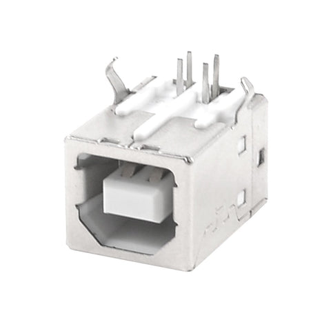 USB Type-B Female Connector – Through-Hole PCB Mount USB Type-B Female Connector – Through-Hole PCB Mount
