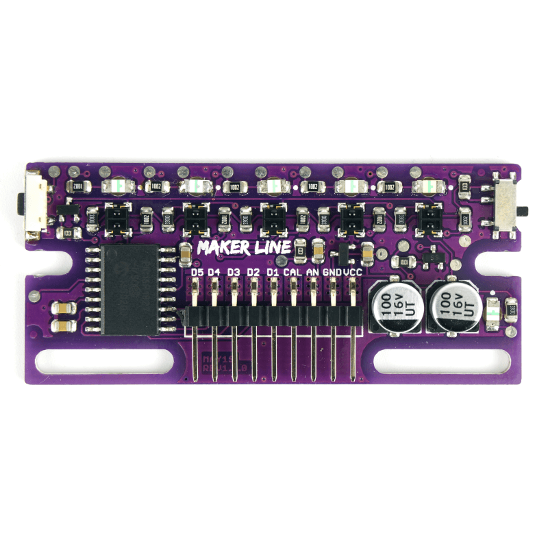 Cytron Maker Line Following Sensor – 5 IR Sensors Array – Voltaat