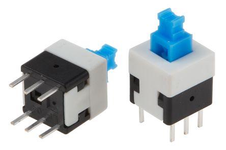 DPDT Self Locking Push Button Switch – 6 Pin Latching (2 Pack) DPDT Self Locking Push Button Switch – 6 Pin Latching (2 Pack)