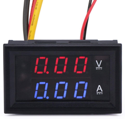 Voltaat Dual Digital Voltmeter Ammeter (100V/10A DC)