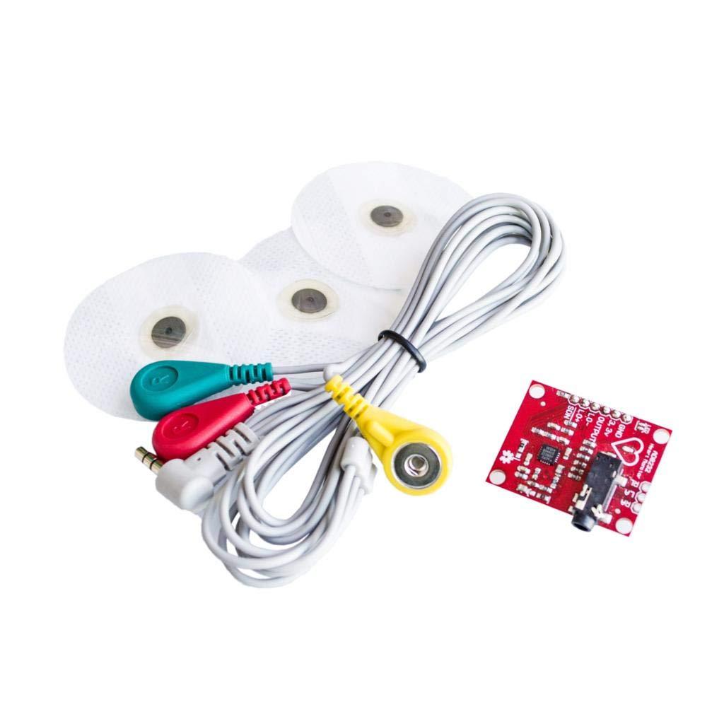 AD8232 ECG Heart Rate Monitor Module – 3.3V Analog Output – Voltaat