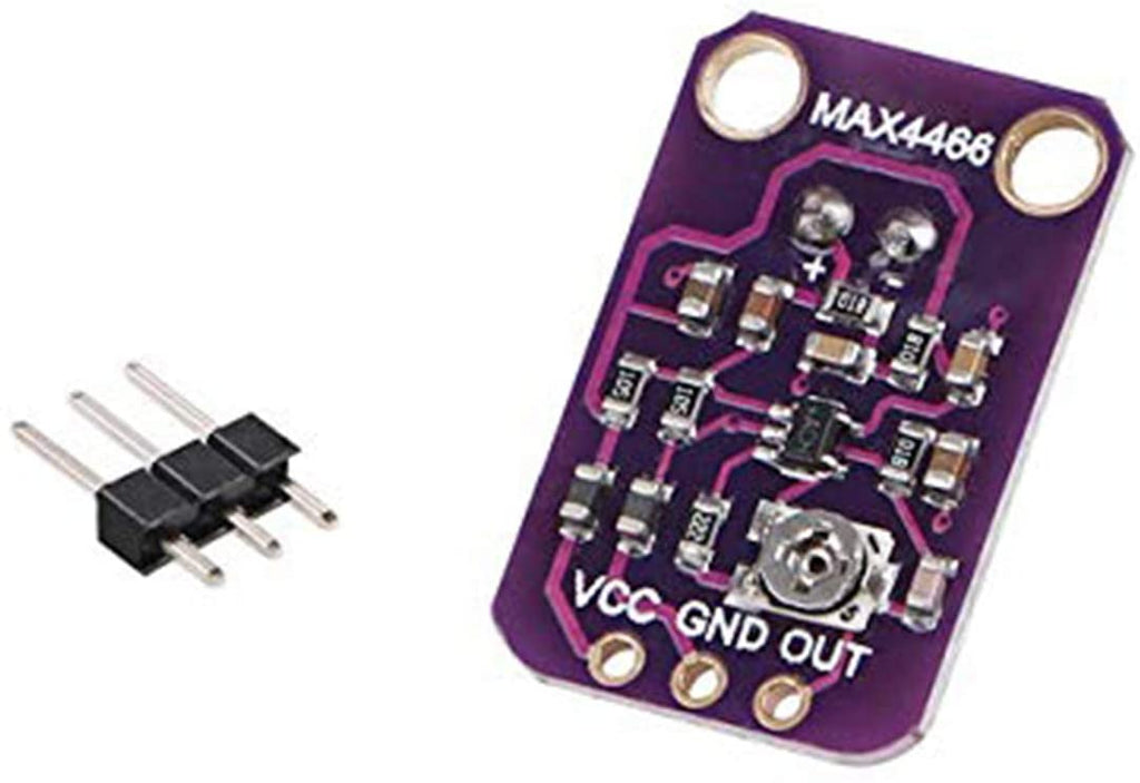 Electret Microphone Amplifier with Adjustable Gain Voltaat