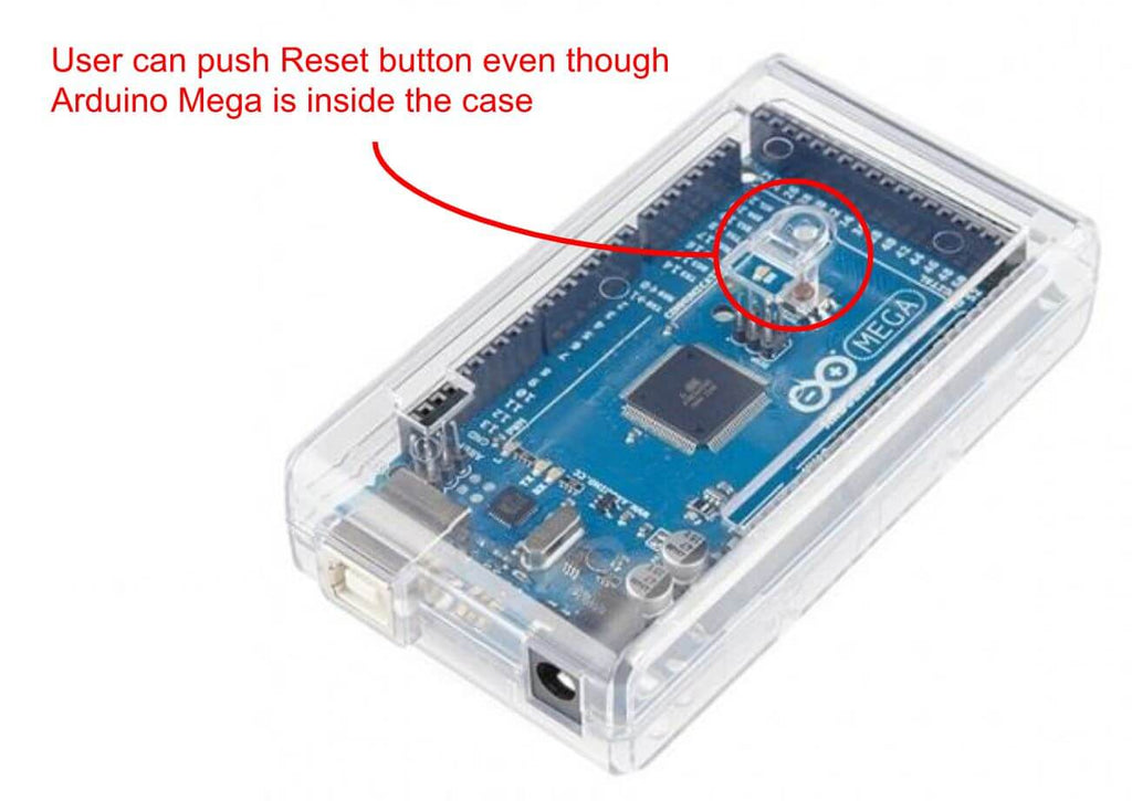 Enclosure for Arduino Mega - Transparent – Voltaat