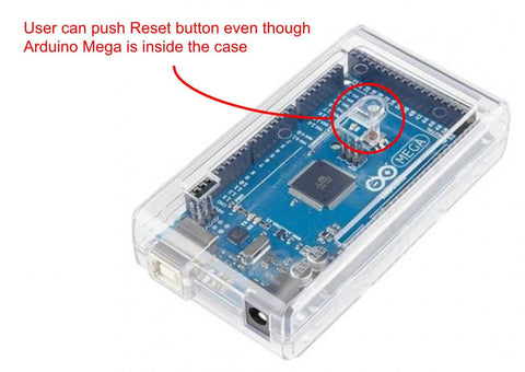 Enclosure for Arduino Mega - Transparent Enclosure for Arduino Mega - Transparent