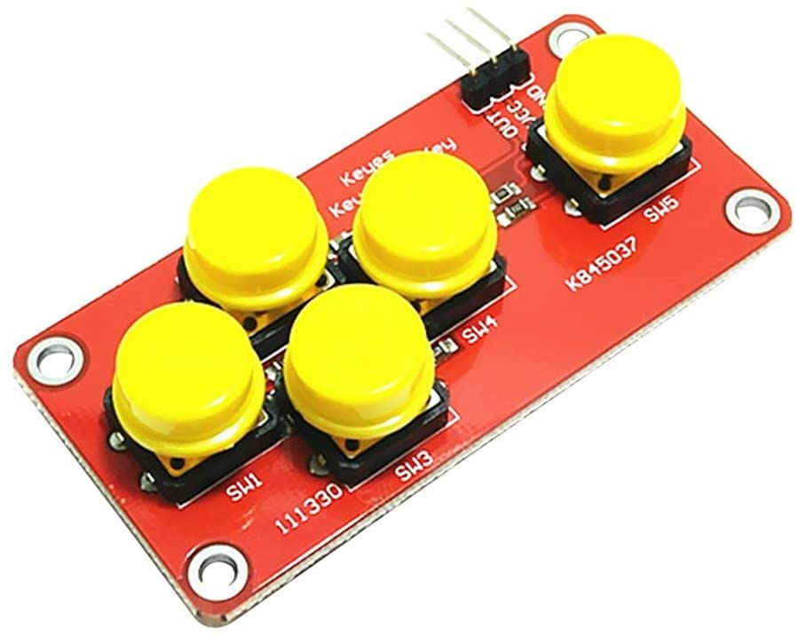 Gamepad Module 5 Key Gamepad Button Module – Digital Input, 3.3–5V – Voltaat