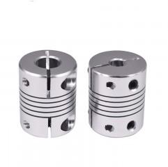 Flexible Shaft Coupler – Motor to Lead Screw Connector Flexible Shaft Coupler – Motor to Lead Screw Connector