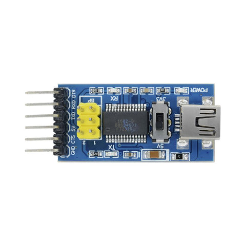 FTDI FT232RL USB-to-TTL Serial Adapter Module FTDI FT232RL USB-to-TTL Serial Adapter Module