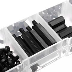 M3 Nylon Screws Nuts And Standoffs Kit – 180 Pieces M3 Nylon Screws Nuts And Standoffs Kit – 180 Pieces