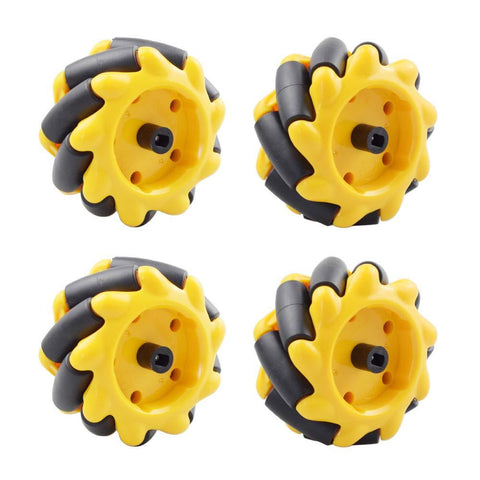 Mecanum Wheel 60mm (2pcs right and 2pcs left) Mecanum Wheel 60mm (2pcs right and 2pcs left)