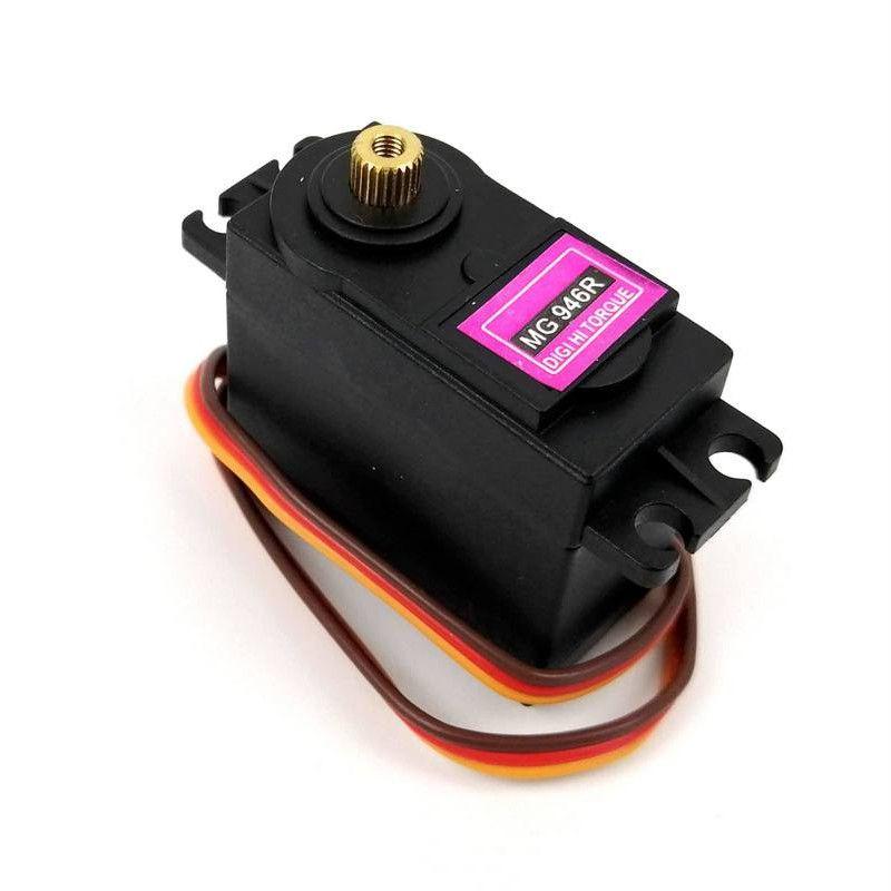 metal gear servos MG946R Metal Gear Servo Motor – 13kg.cm Torque, 180° Rotation – Voltaat