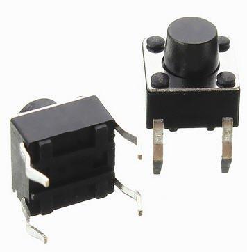 Push Button Switch 6mm – Momentary Tactile SPST (5 Pack) Push Button Switch 6mm – Momentary Tactile SPST (5 Pack)