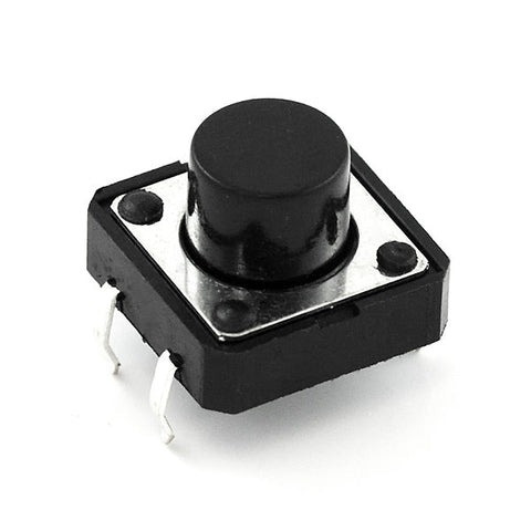 Push Button Switch 12mm – Momentary Tactile, Breadboard Friendly (5 Pack) Push Button Switch 12mm – Momentary Tactile, Breadboard Friendly (5 Pack)