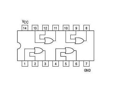 2-Input OR Gate (7432) -4 embedded gate 2-Input OR Gate (7432) -4 embedded gate